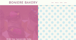 Desktop Screenshot of bonierebakery.com